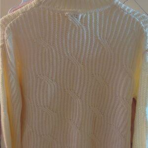 Max Studio Cream Cowl Neck Sweater